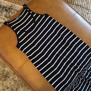 Vince striped sweater maxi dress